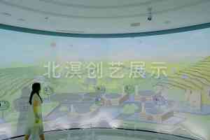 北京雾幕投影与桌面互动投影厂家优选,北溟创艺展示专注数字多媒体创意服务