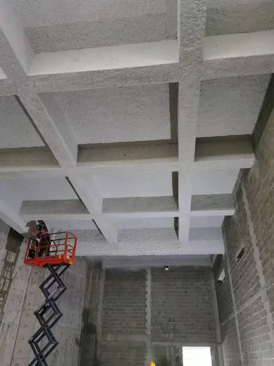 无机纤维吸声降噪喷涂施工案例