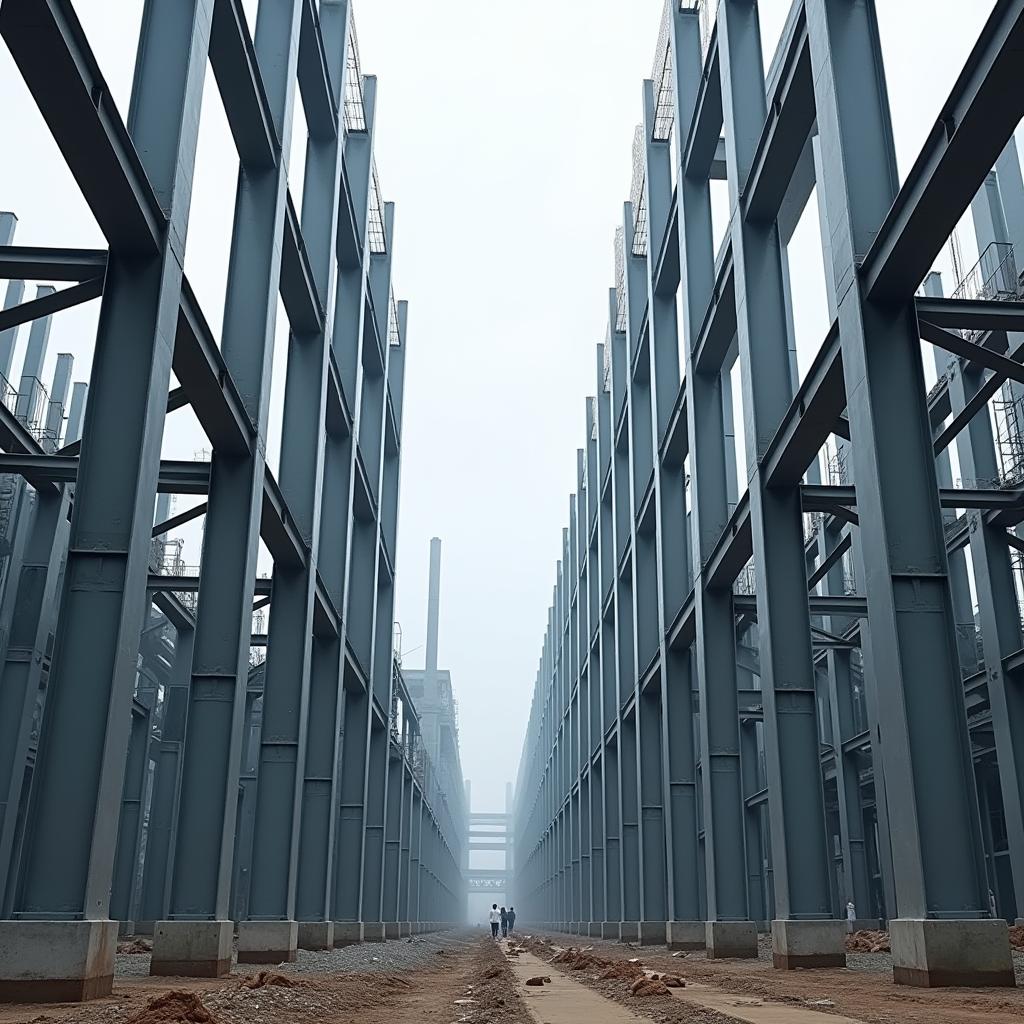 河南天墨钢结构工厂实景