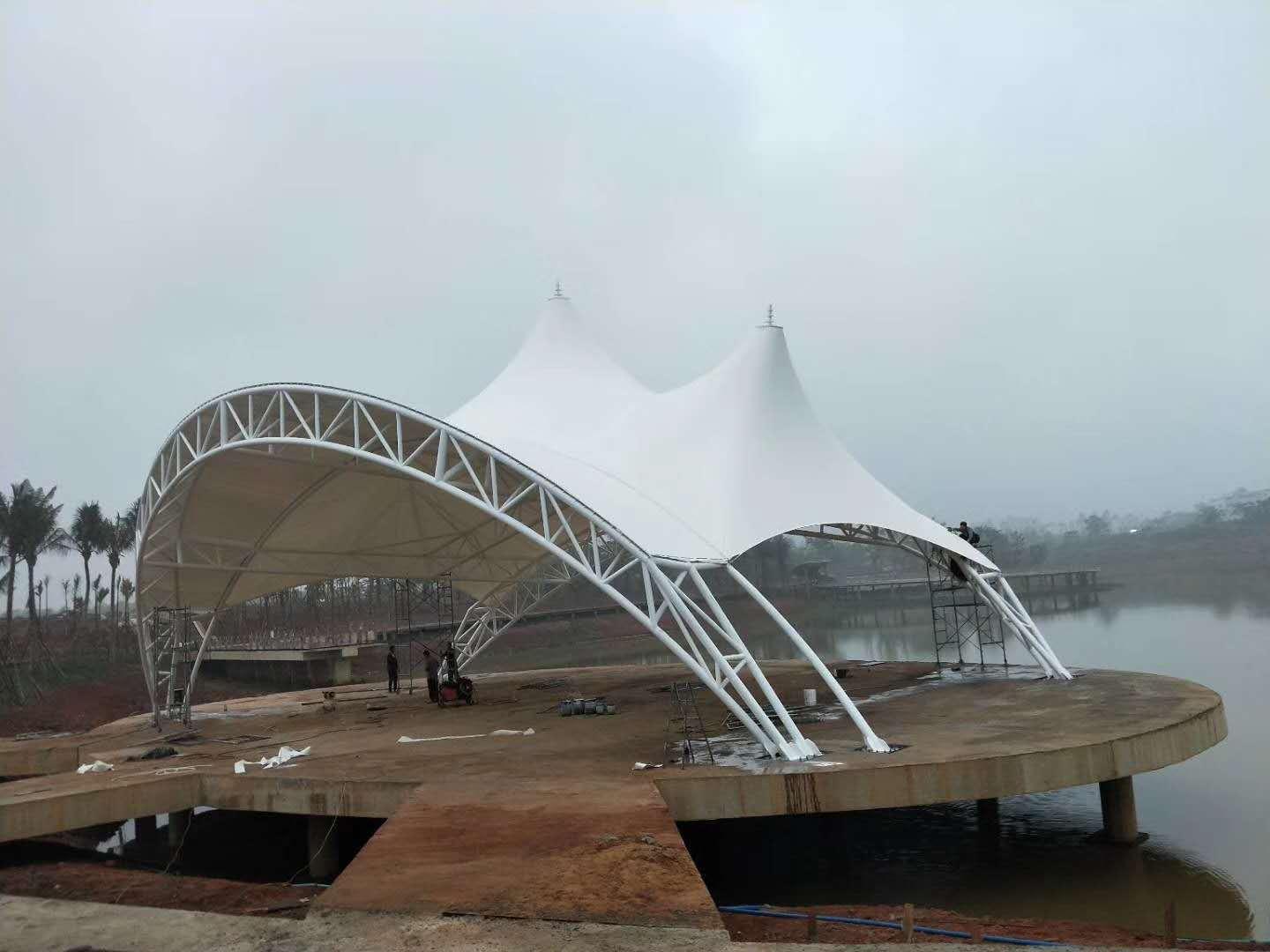 广州铸建膜结构工程有限公司车间
