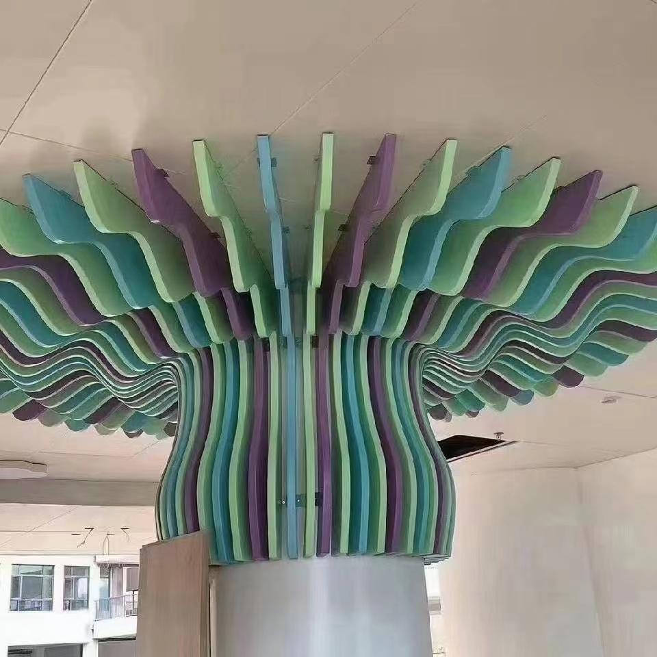弧形铝方通案例