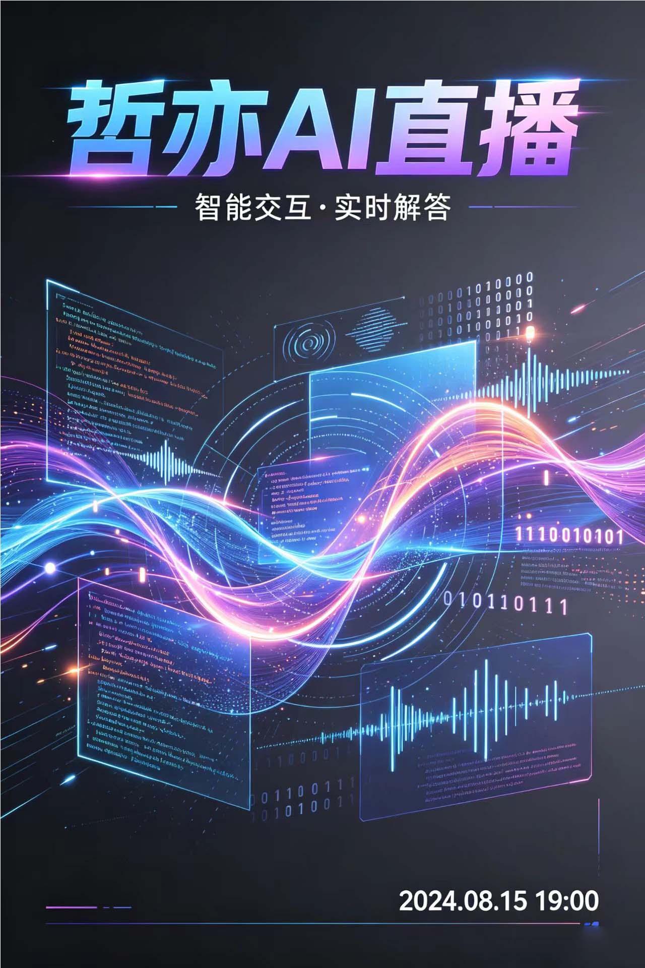 哲亦AI直播系统操作界面