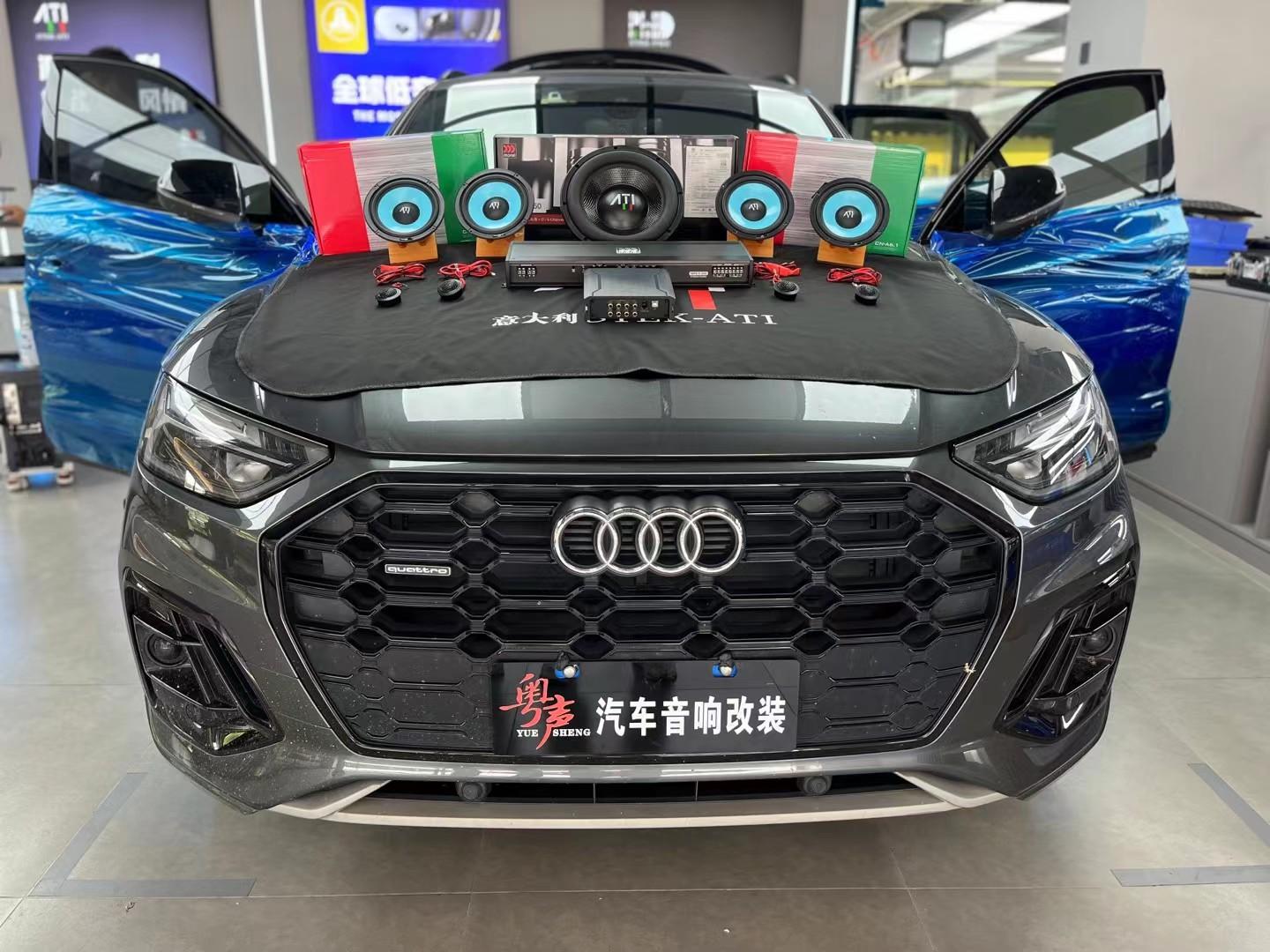 福州道声汽车音响施工车间