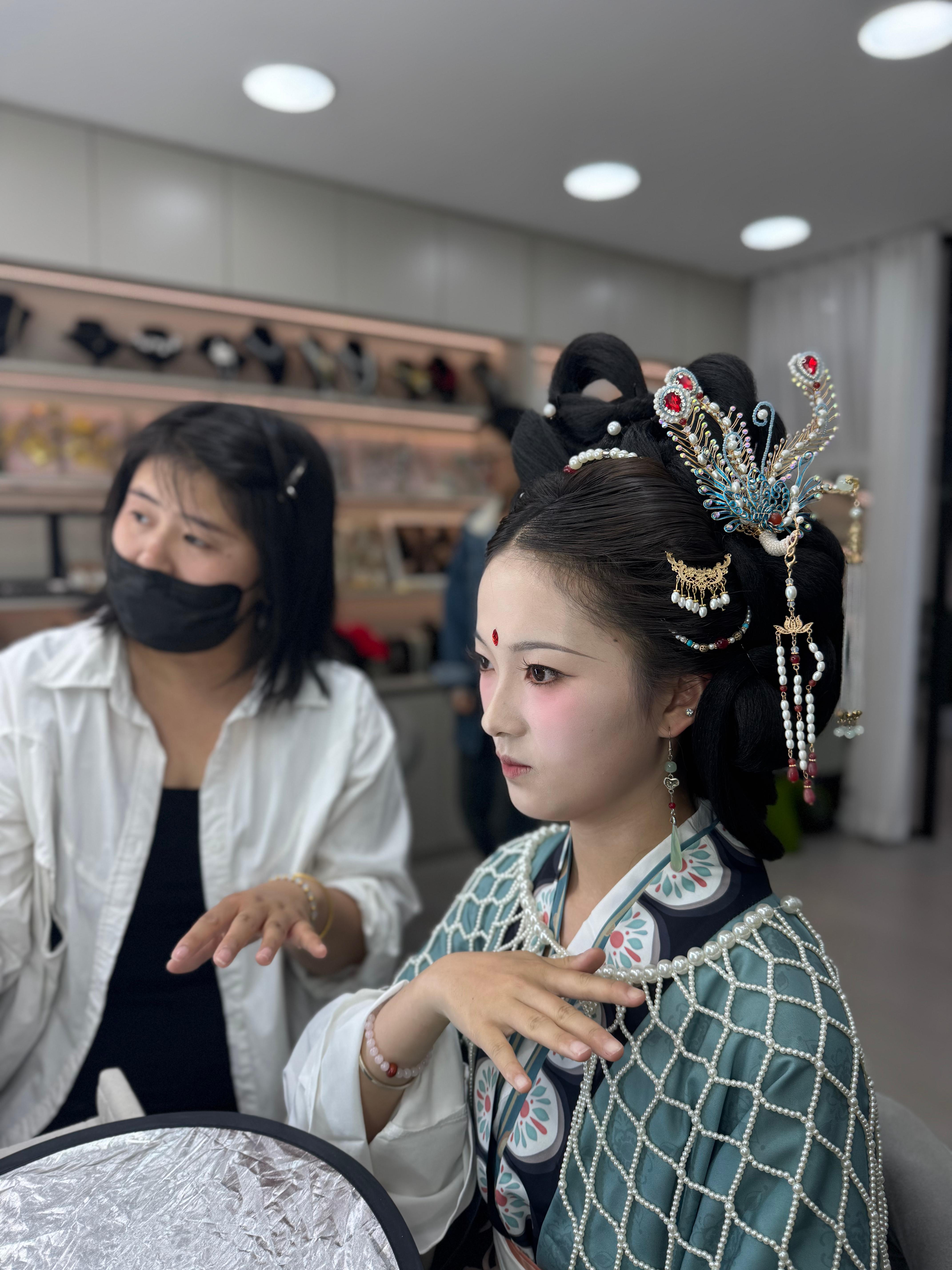 周口市好好化妆职业培训学校实操教室