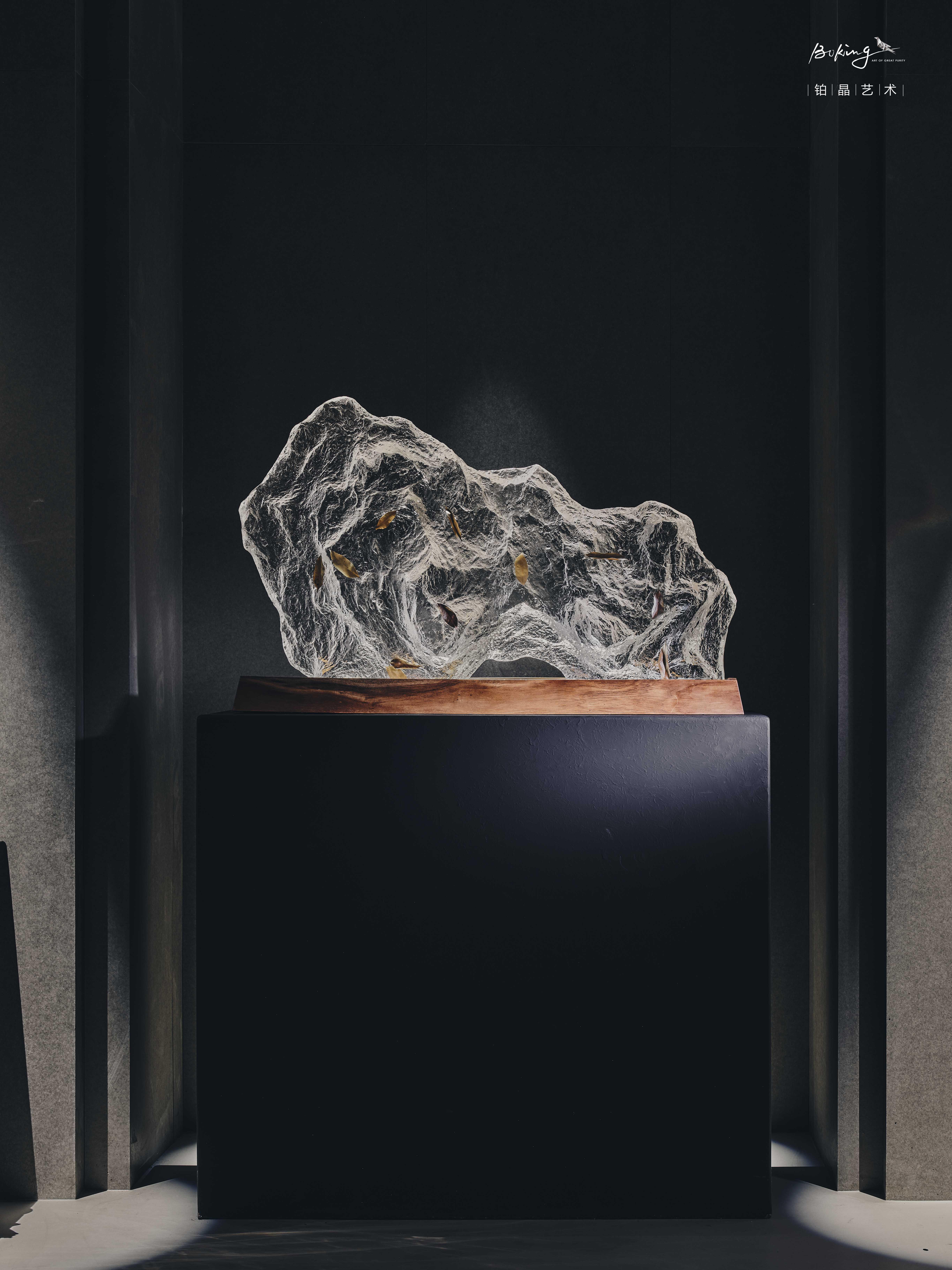 铂晶艺术-水晶艺术品展示