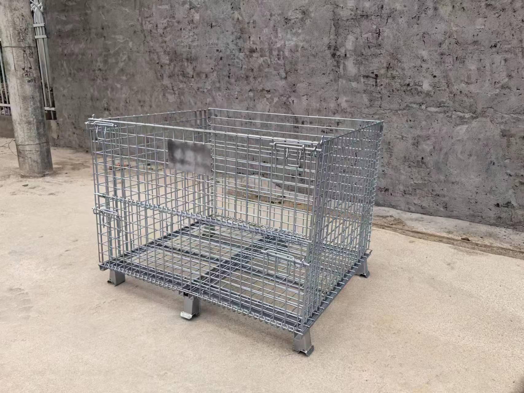 仓库折叠铁筐