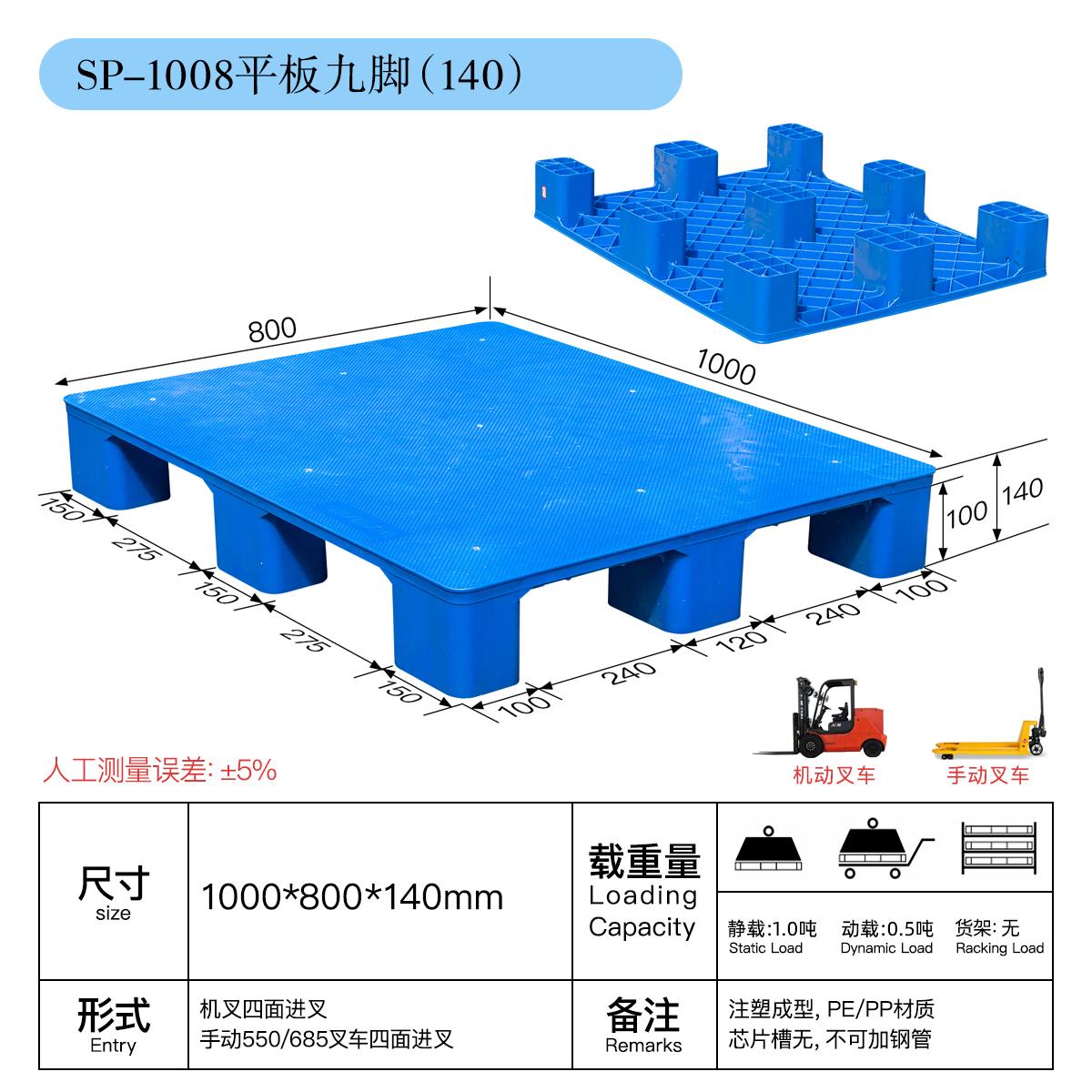 重庆谨百塑料托盘产品