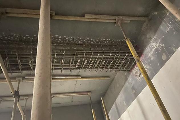 福天建筑加固施工现场