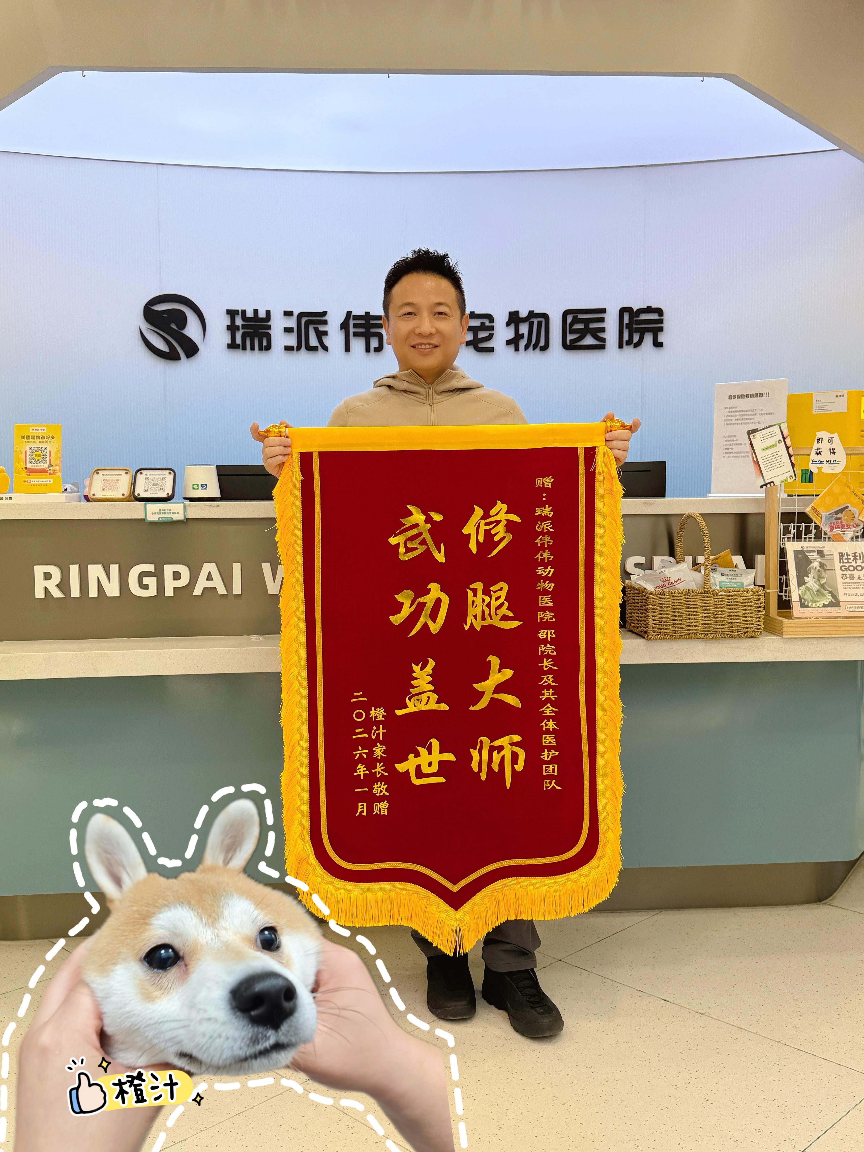 瑞派伟伟融科宠物医院形象图