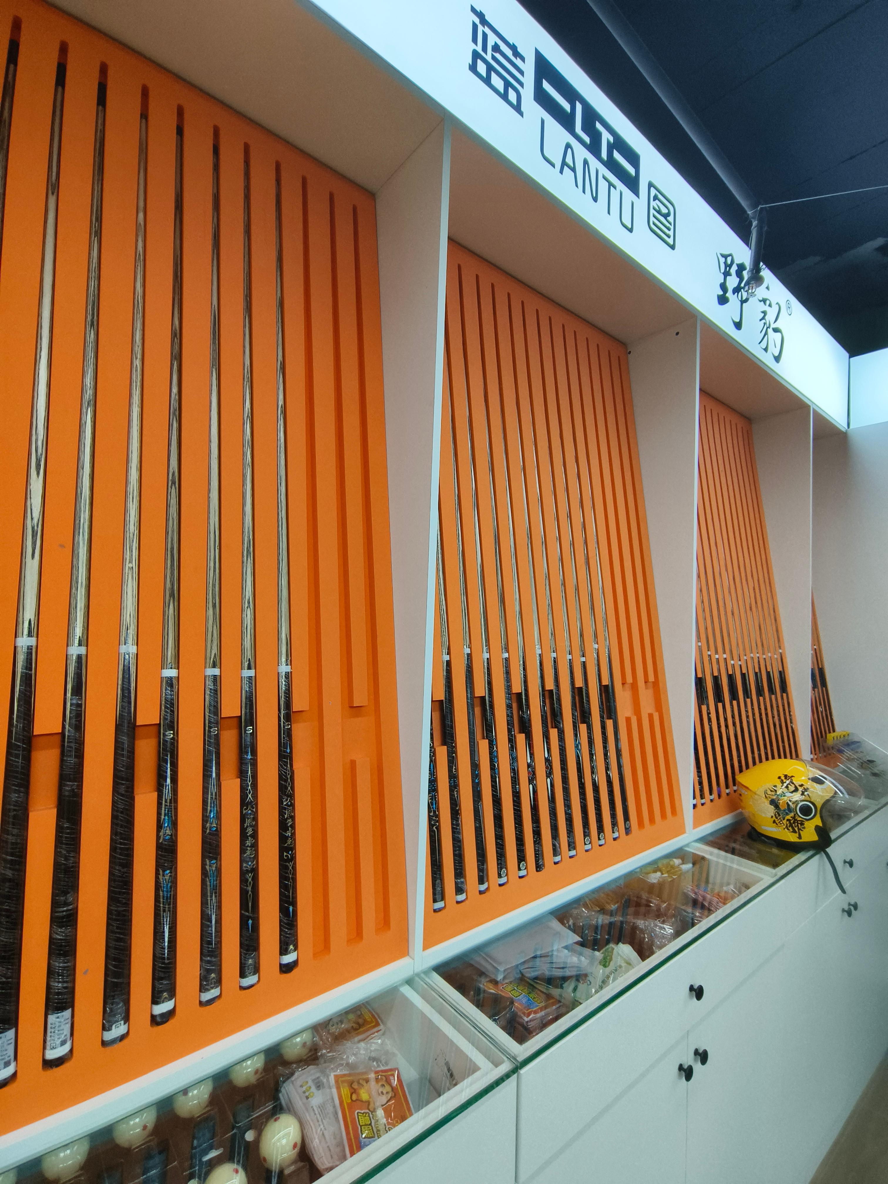 台球桌展示