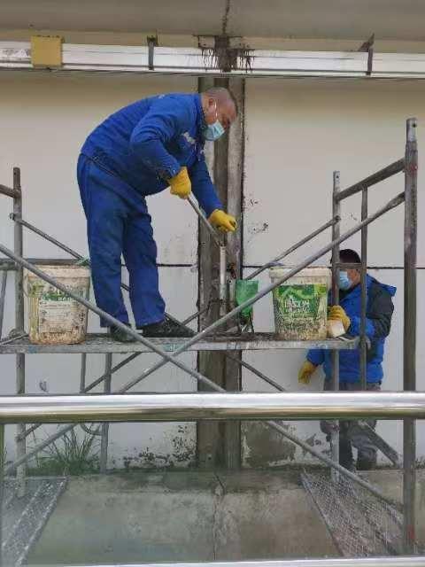 防水堵漏施工场景