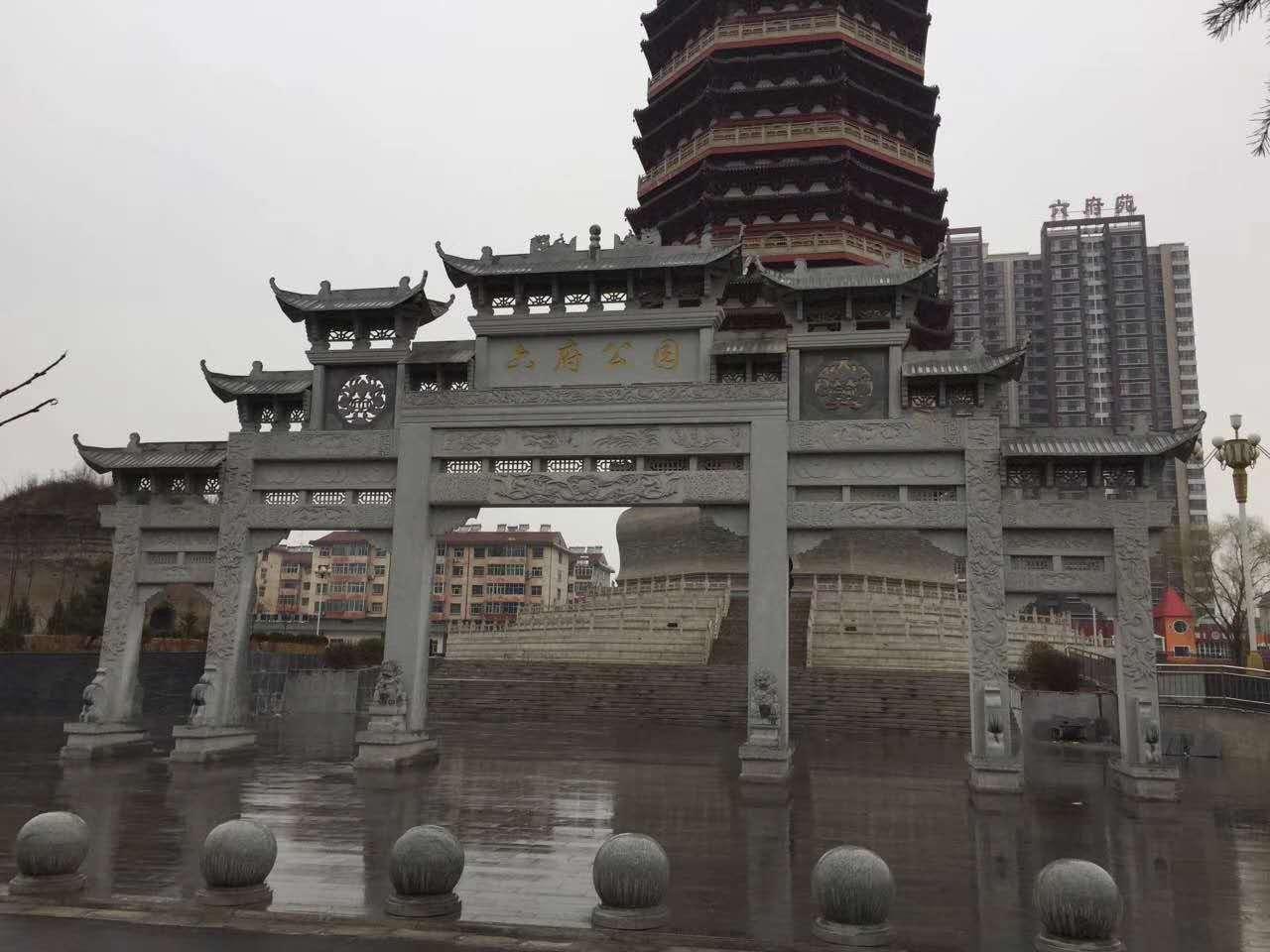 石雕栏杆细节