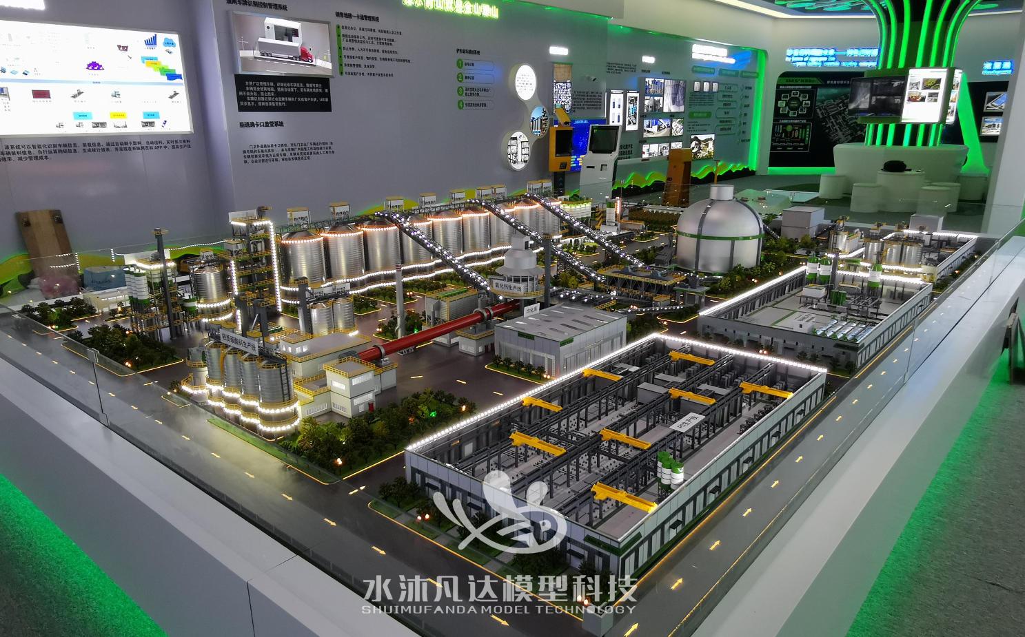 水沐凡达数字科技工业沙盘模型展示