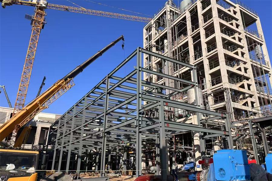 新泰惠合钢结构厂房实景