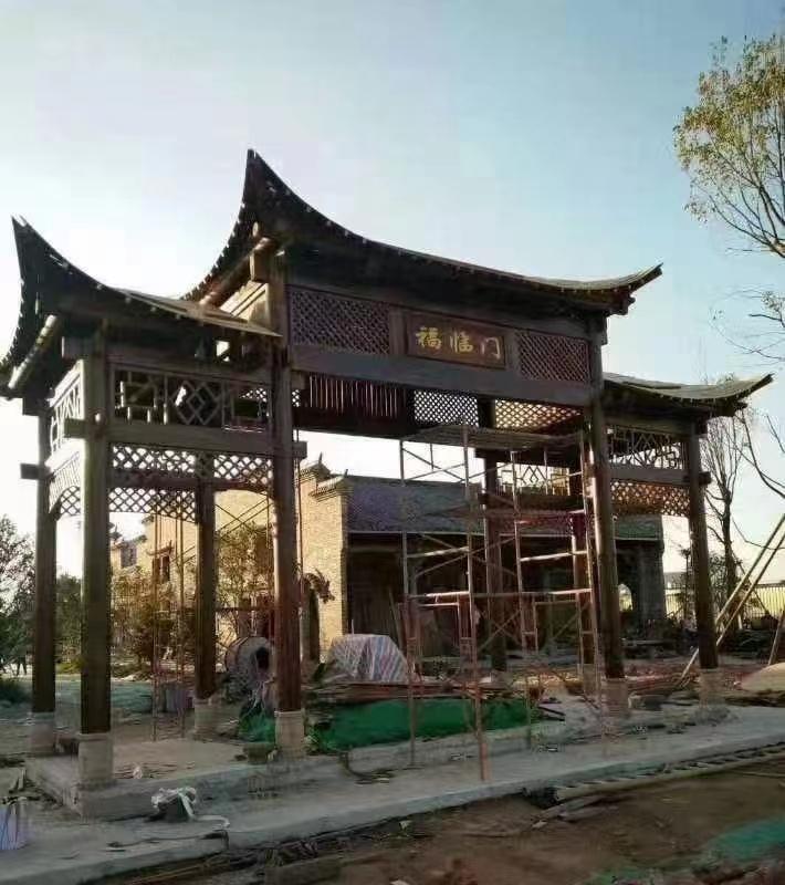 南城鸿鼎园林古建加工车间
