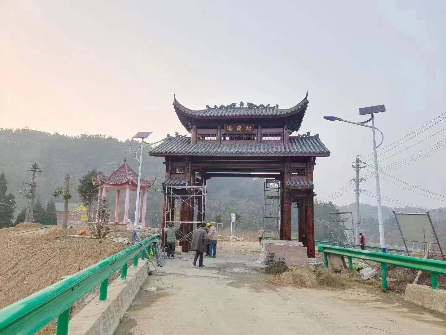 南城鸿鼎园林古建门楼实景