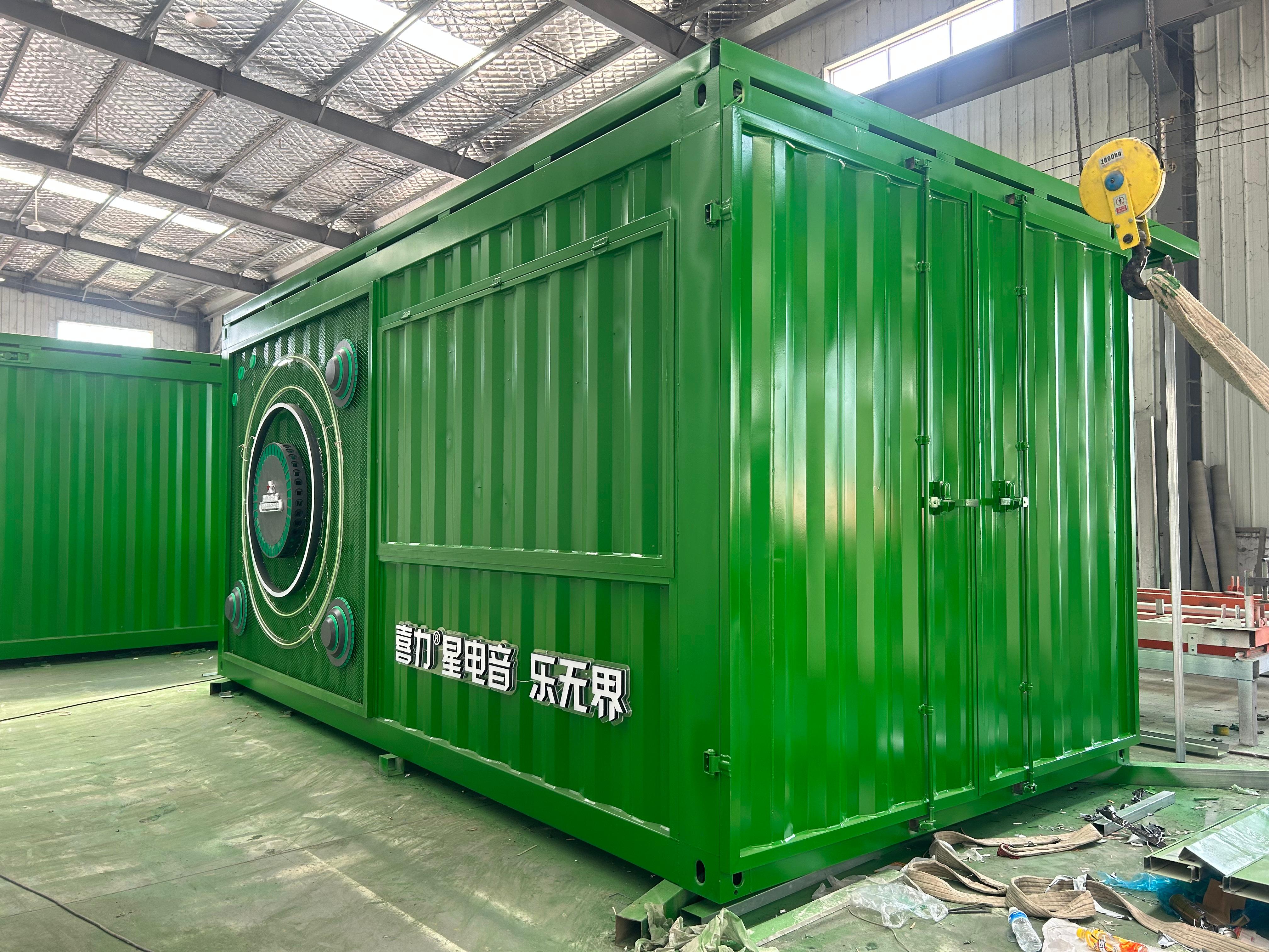 项目部打包箱施工现场