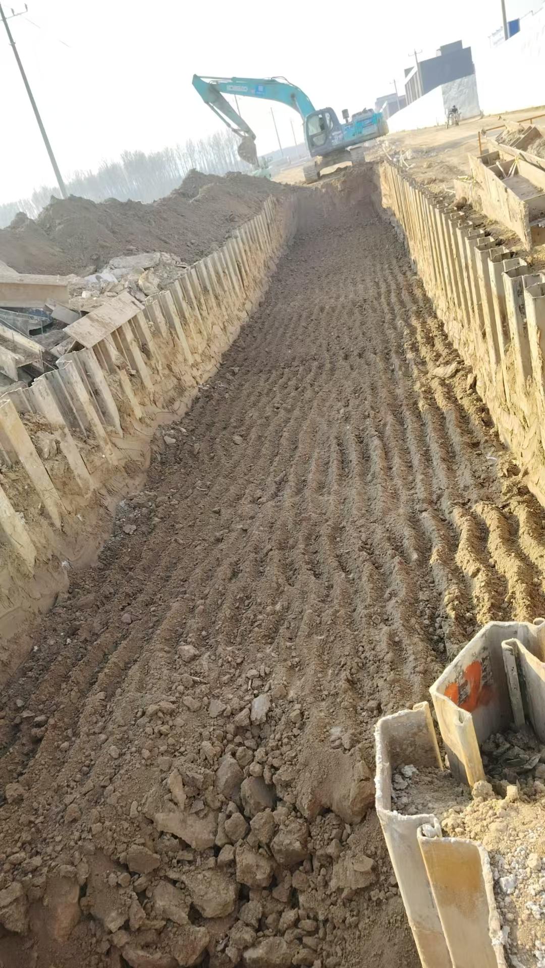 河南强盛基础工程有限公司钢板桩施工