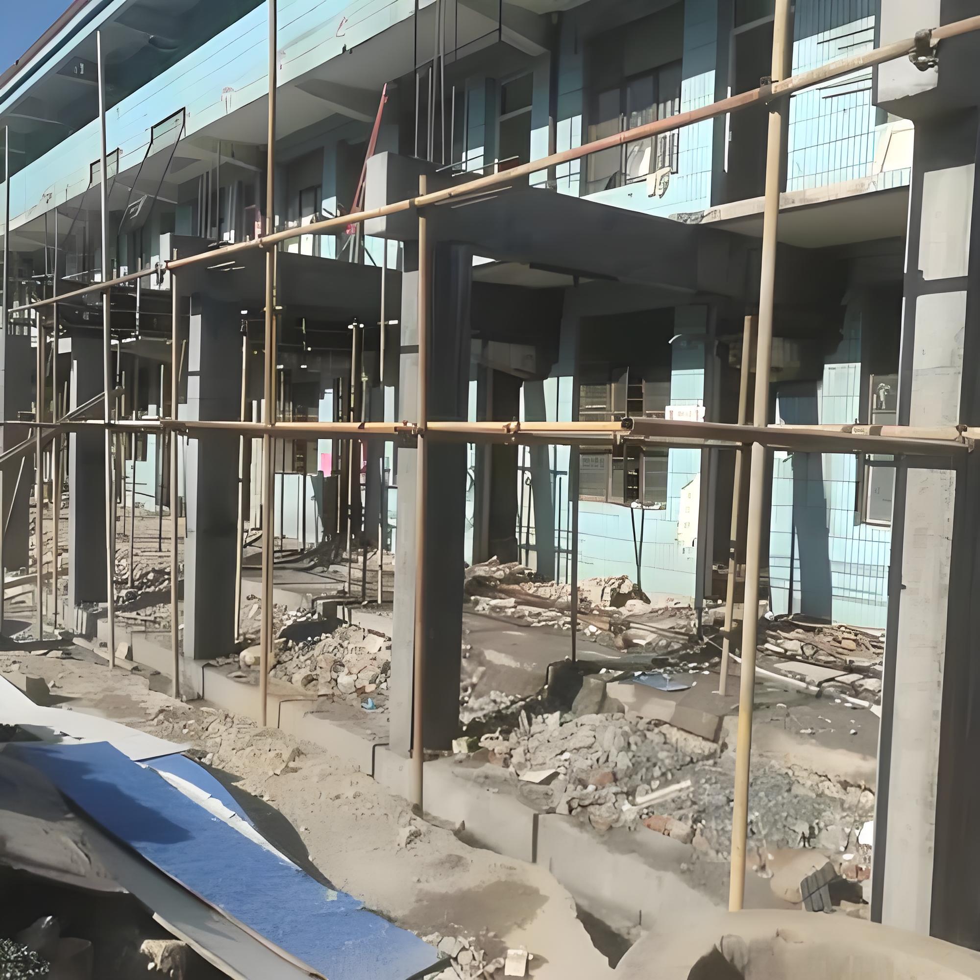 润固建筑修复加固工程队施工现场