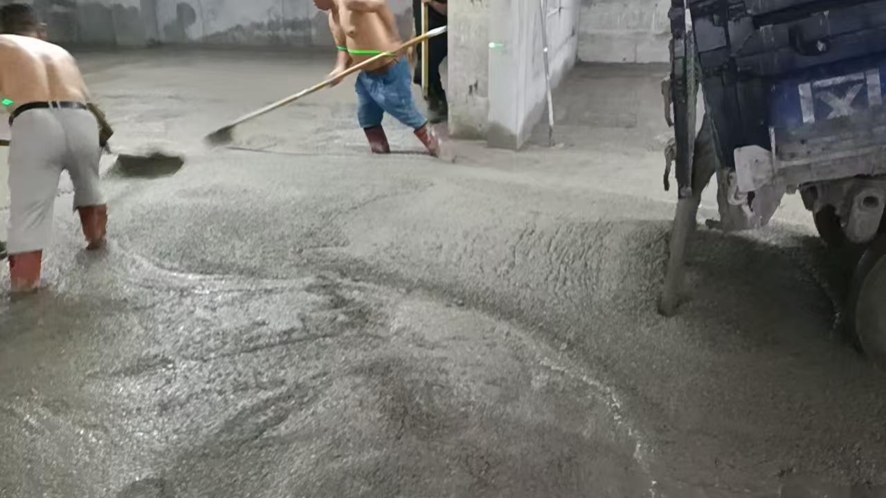 商品混凝土生产现场
