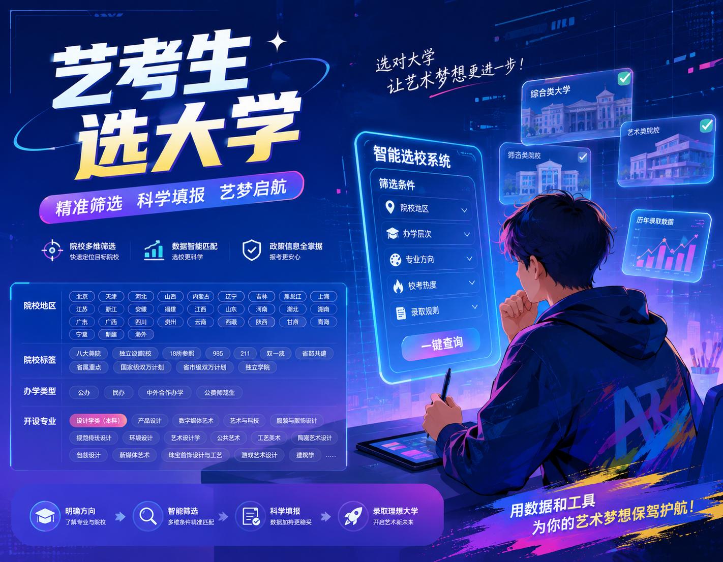 艺考志愿宝界面