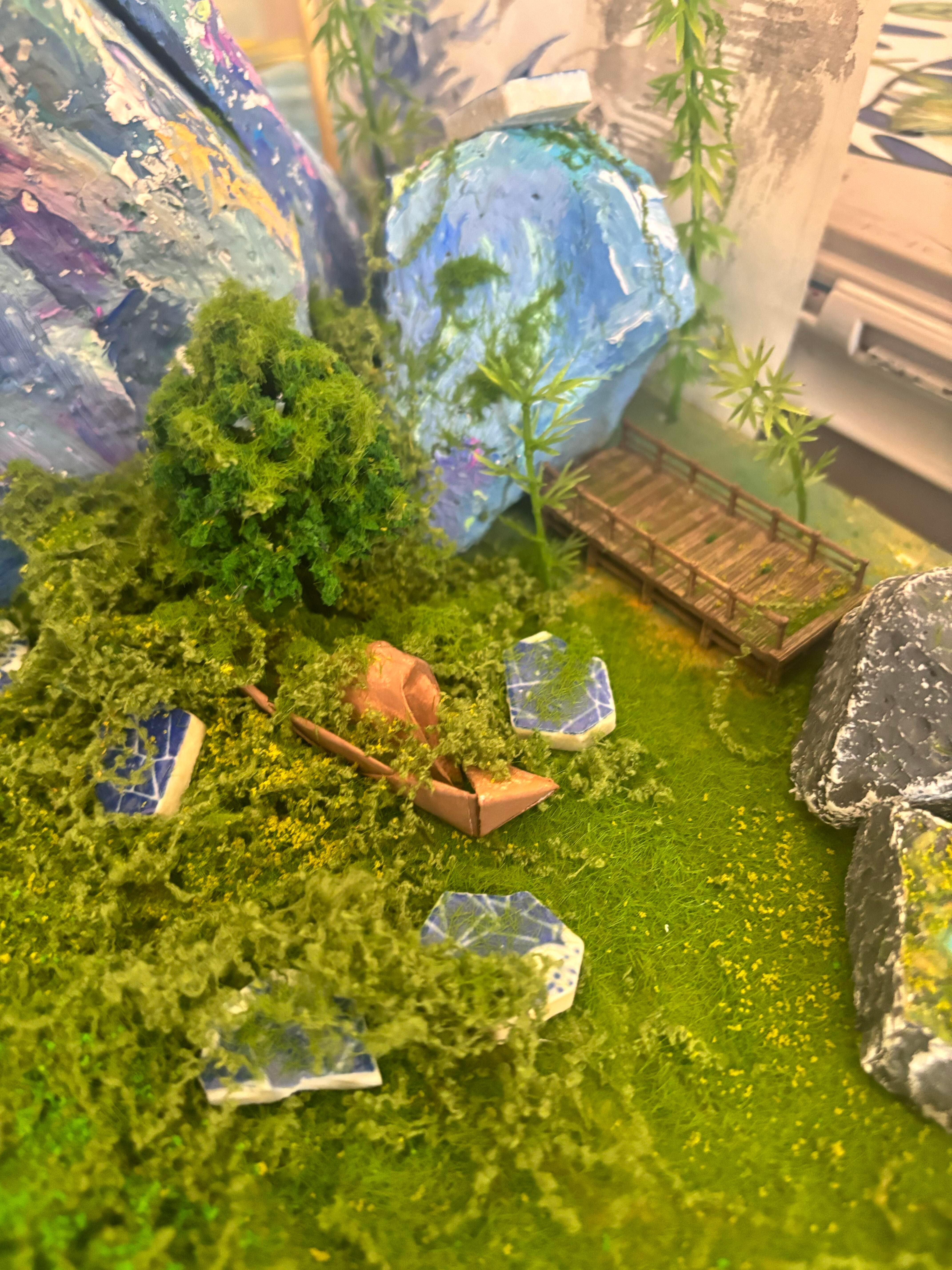 **地形泡沫沙盘样品