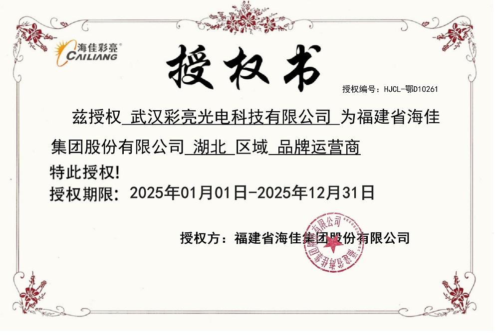 武汉彩亮光电科技有限公司