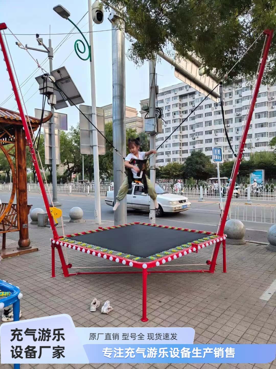 网红钢架蹦极成品展示