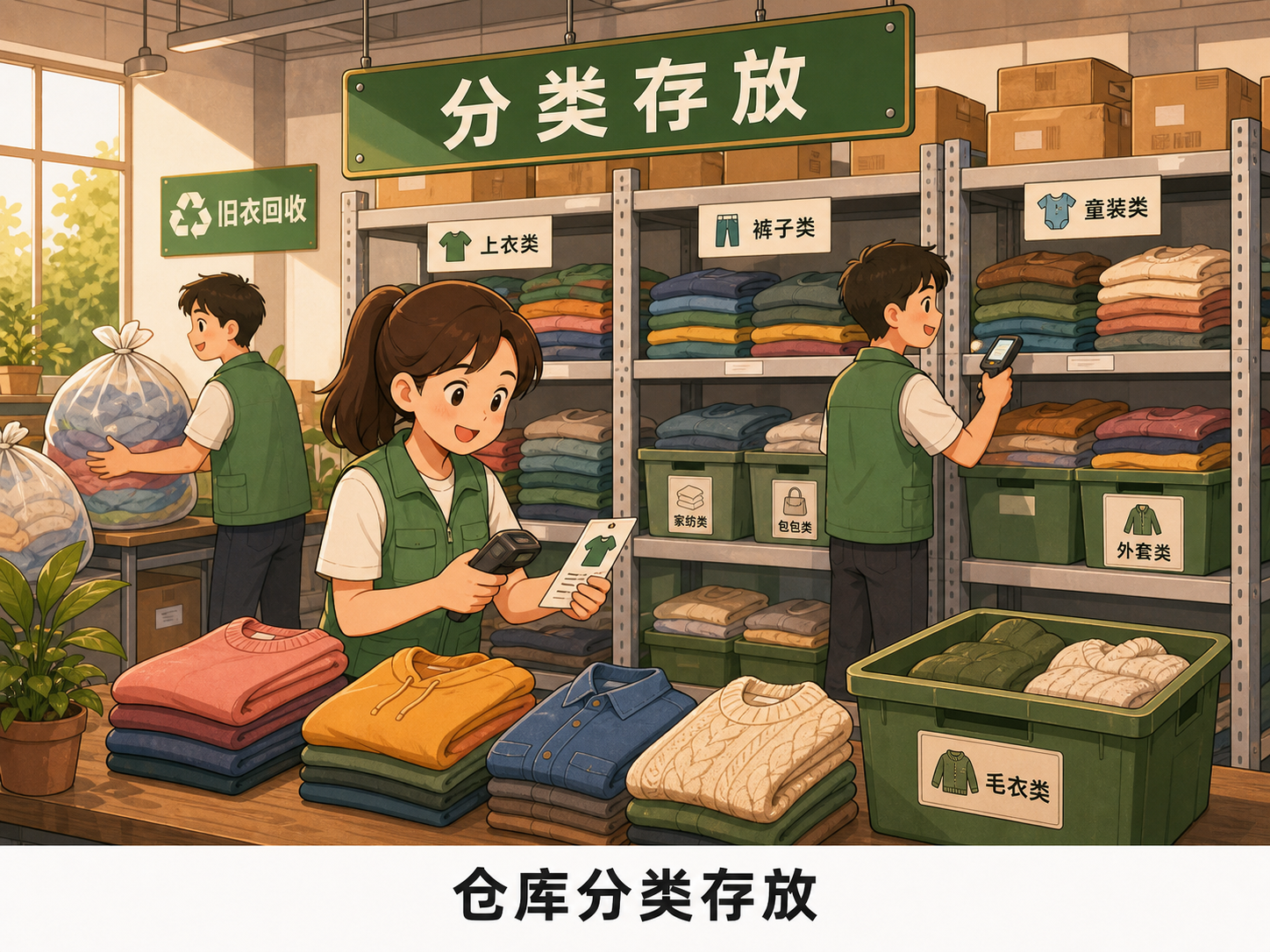 绿蜜蜂服务场景图