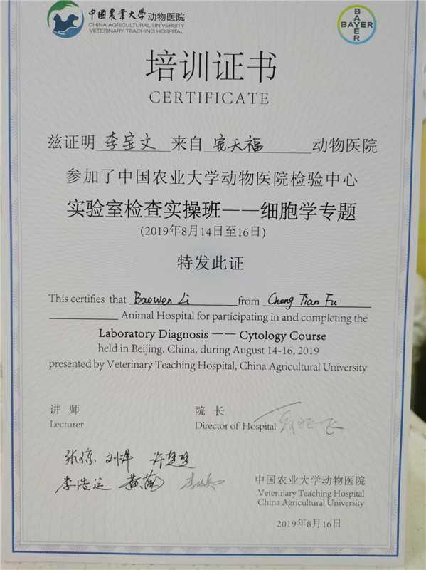 郑州瑞派宠天福宠物医院院内环境