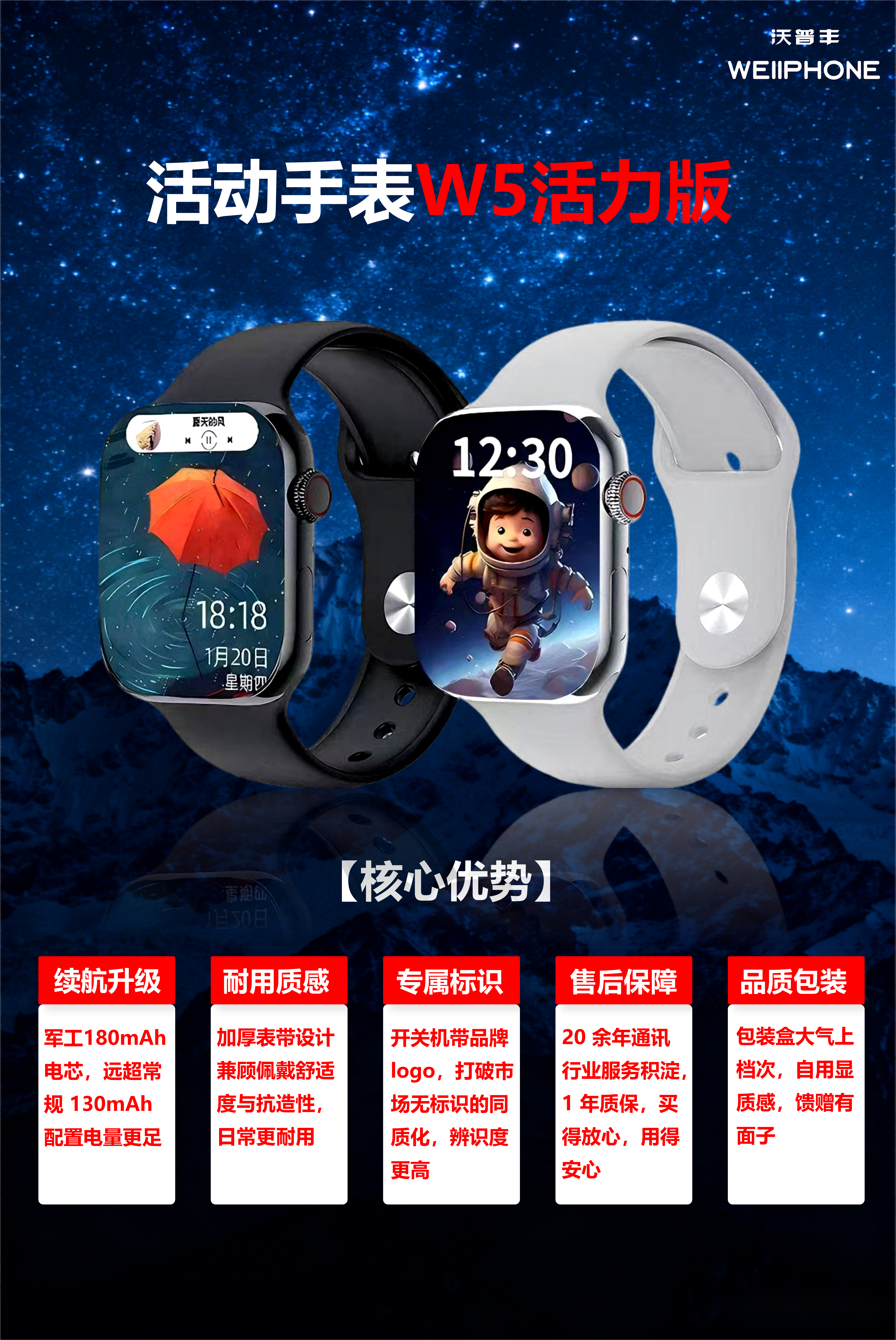沃普丰健康手表
