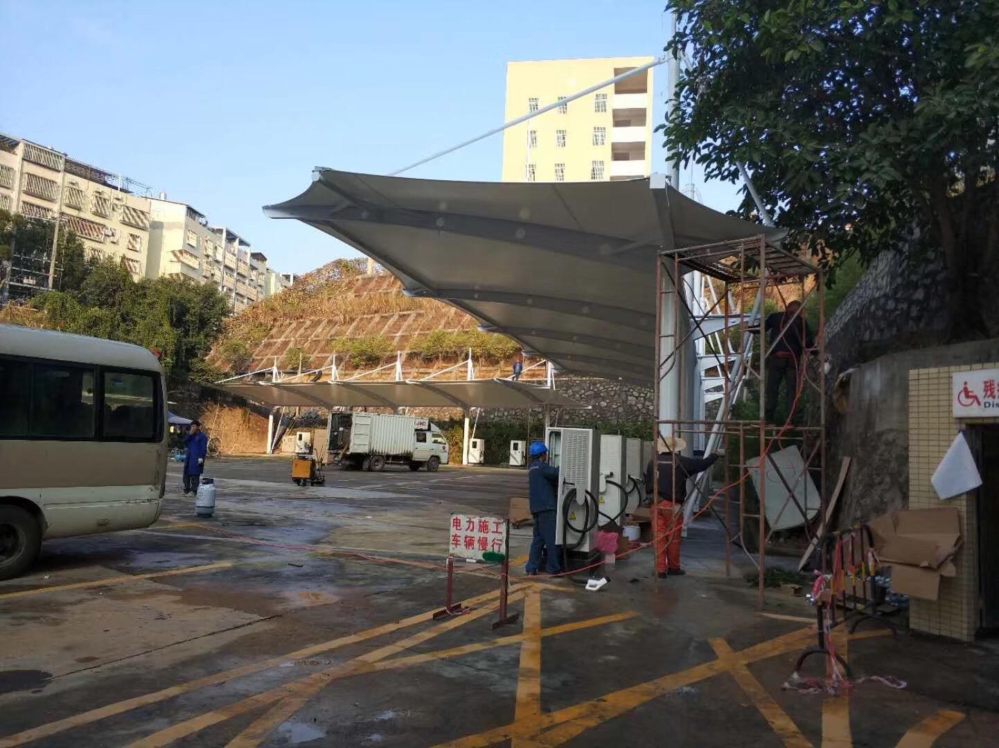广州铸建膜结构工程案例2