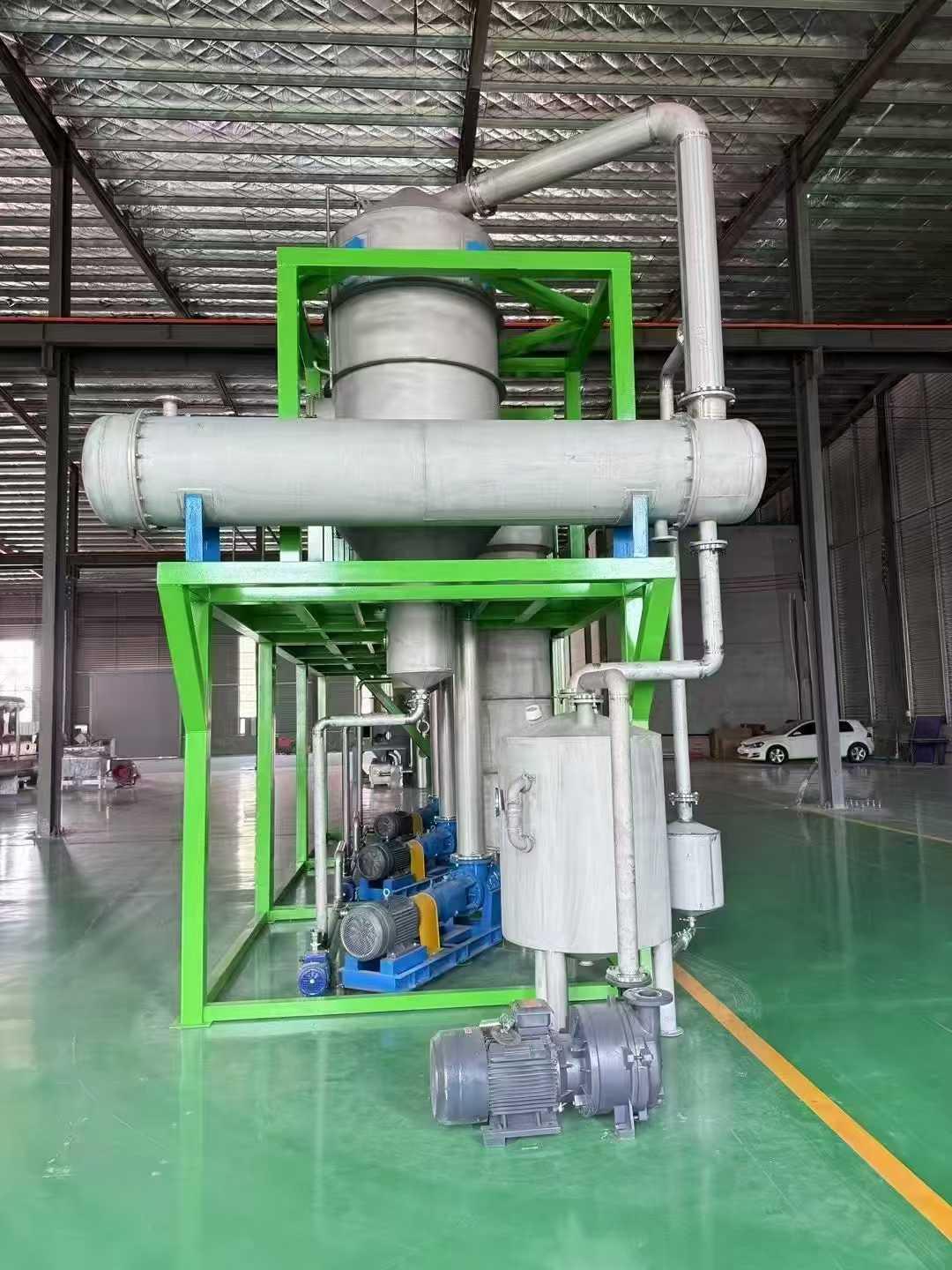 蒸发器安装现场