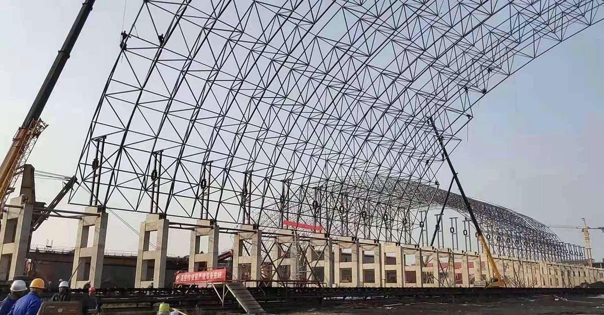 济宁金亿豪钢结构工厂实景