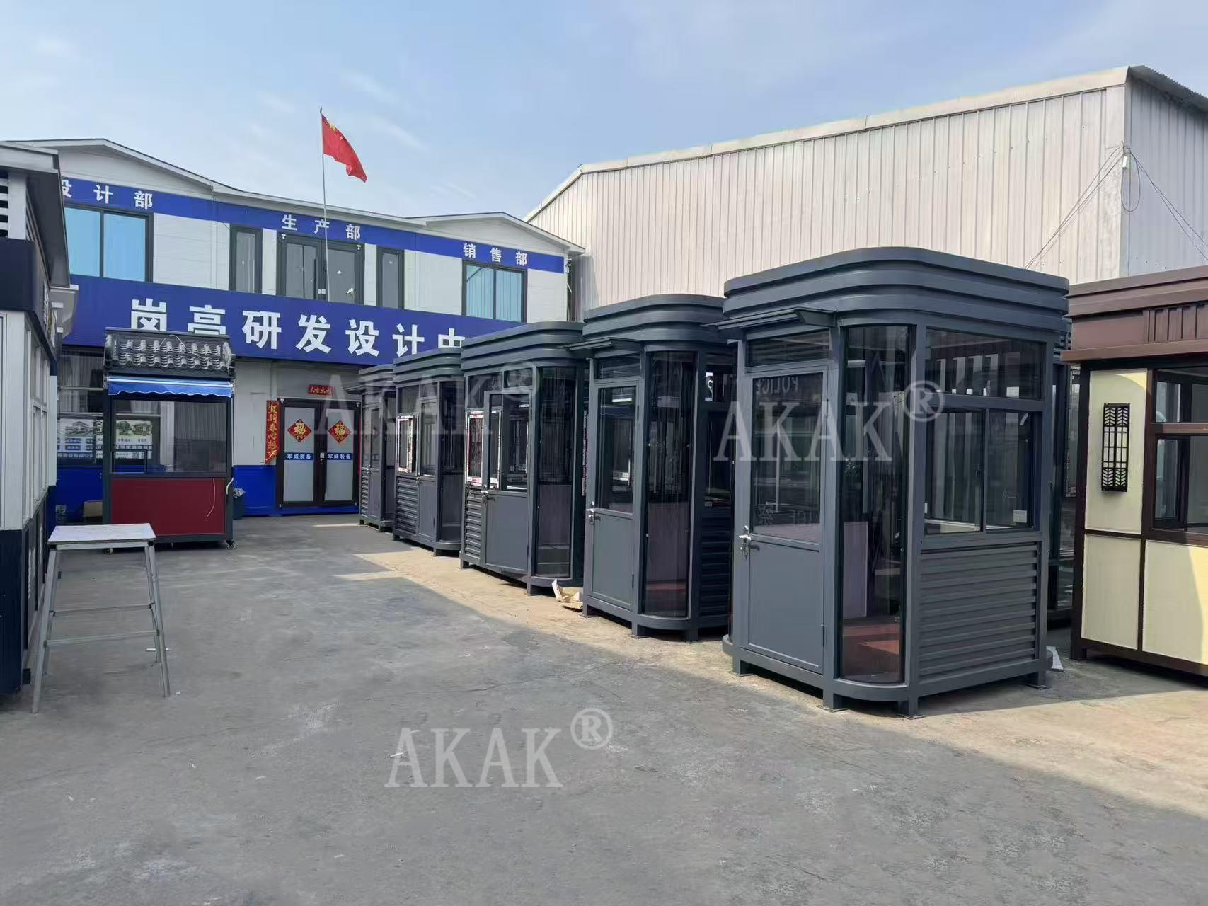 黑豹岗亭展会与生产现场