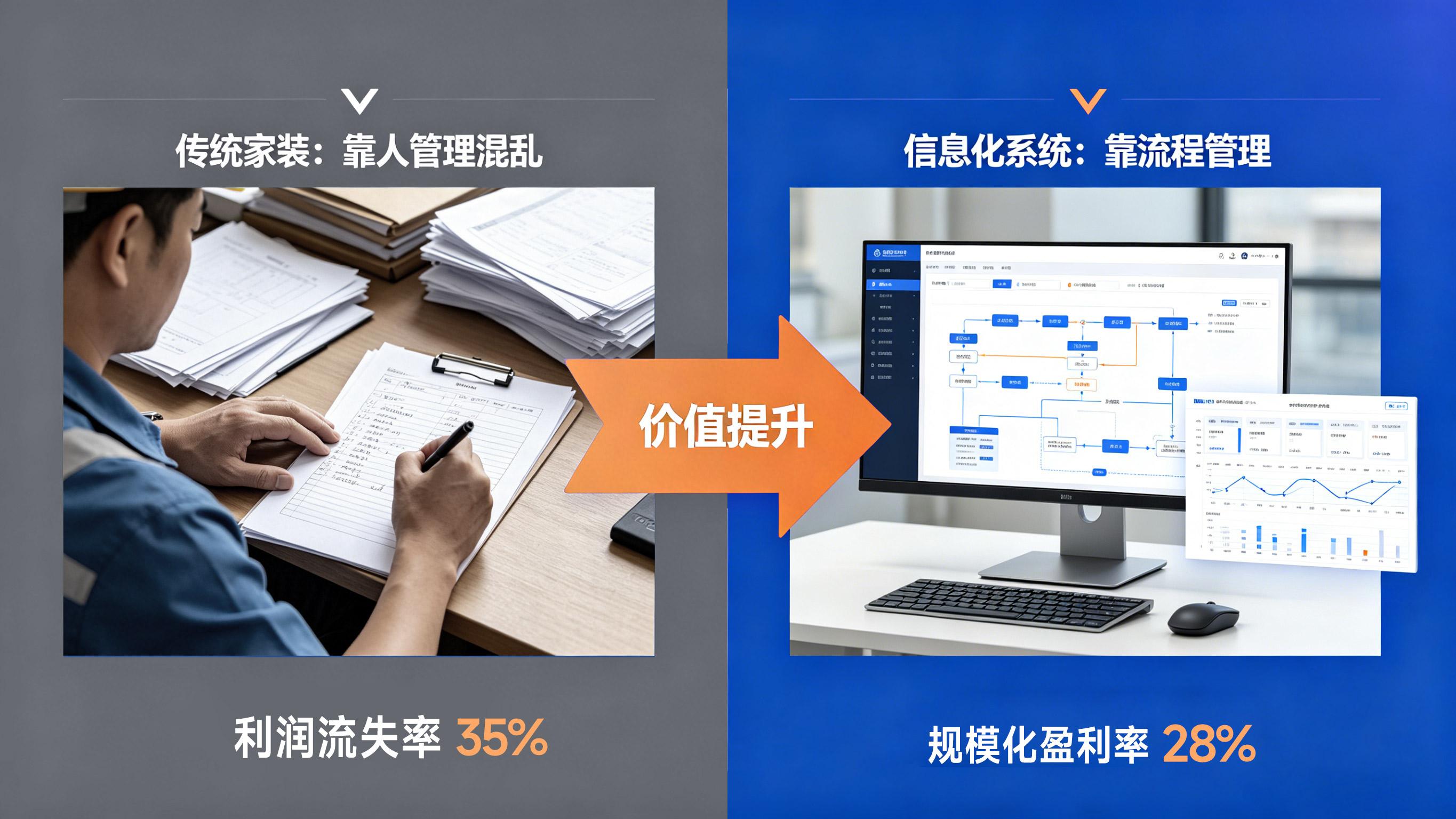 云装天下装修管理软件界面
