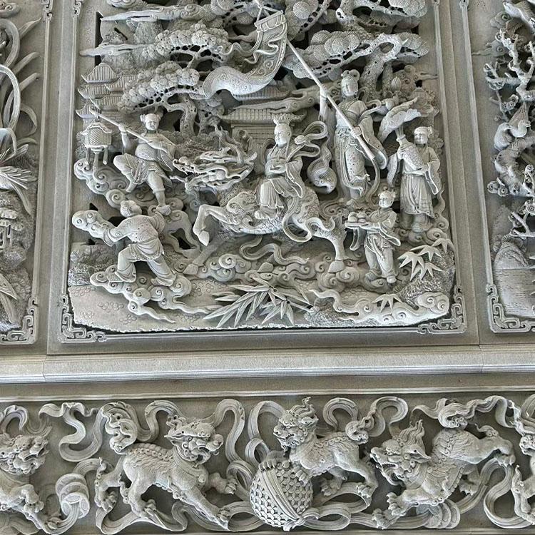 福建泓时石业浮雕加工现场