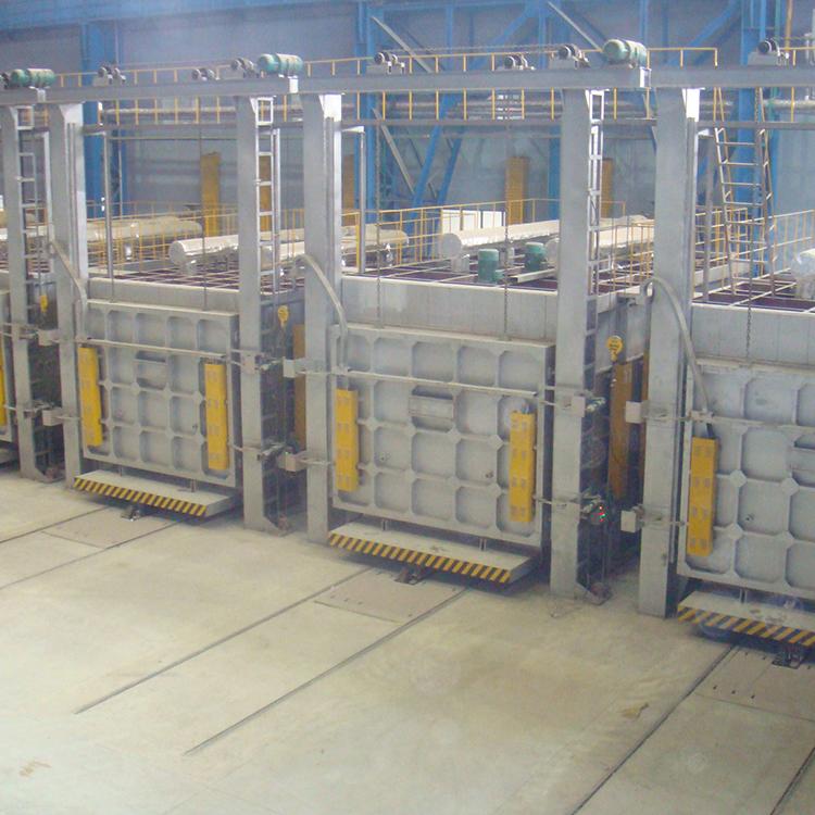 恒诚炉业台车炉现场安装案例