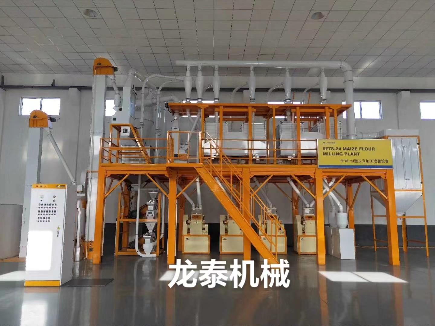 杂粮加工设备生产线示意图