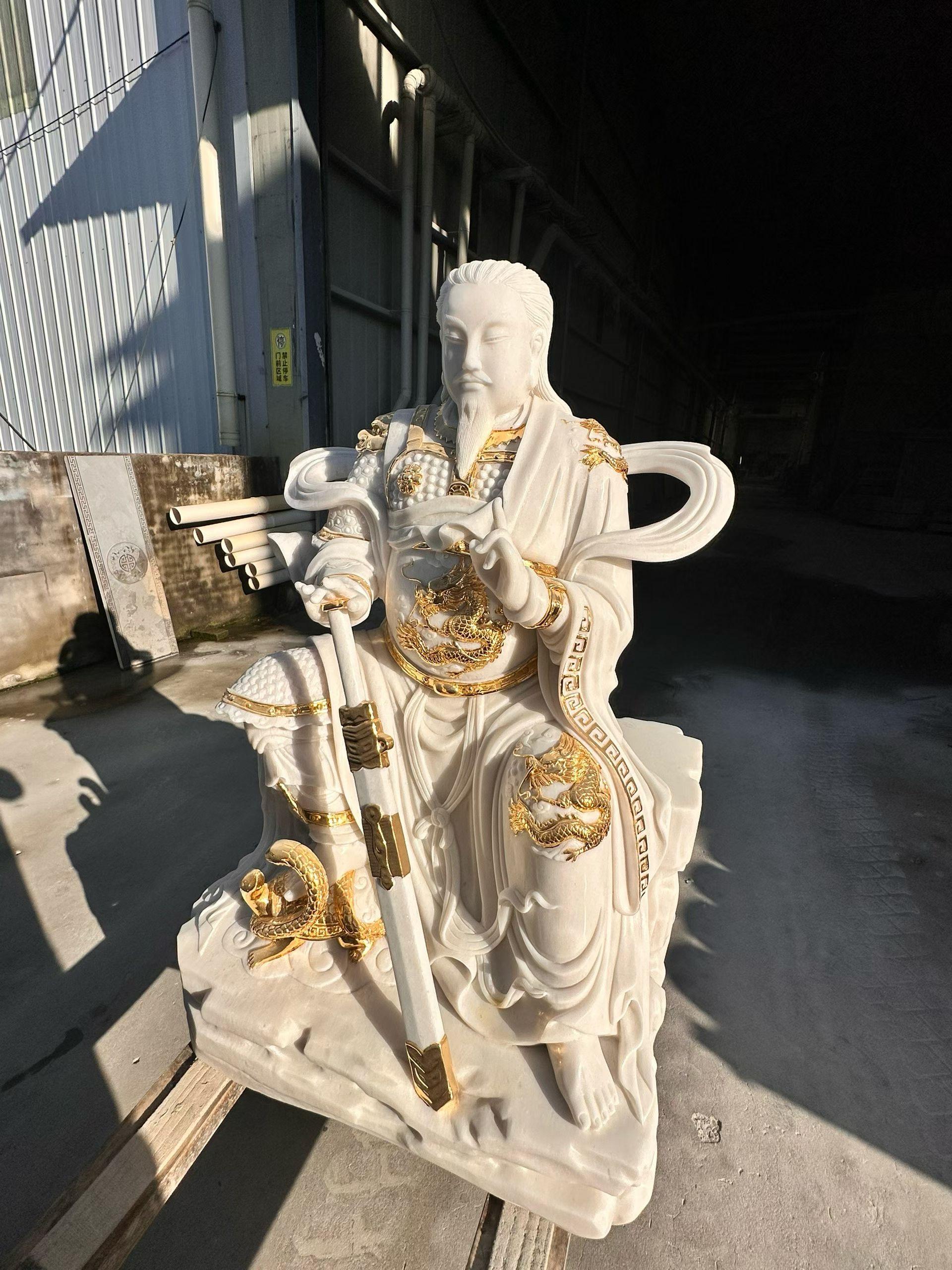 曲阳众通雕塑石栏杆成品展示