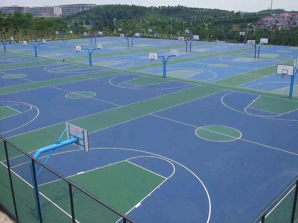 郑州骏翔体育球场修缮现场