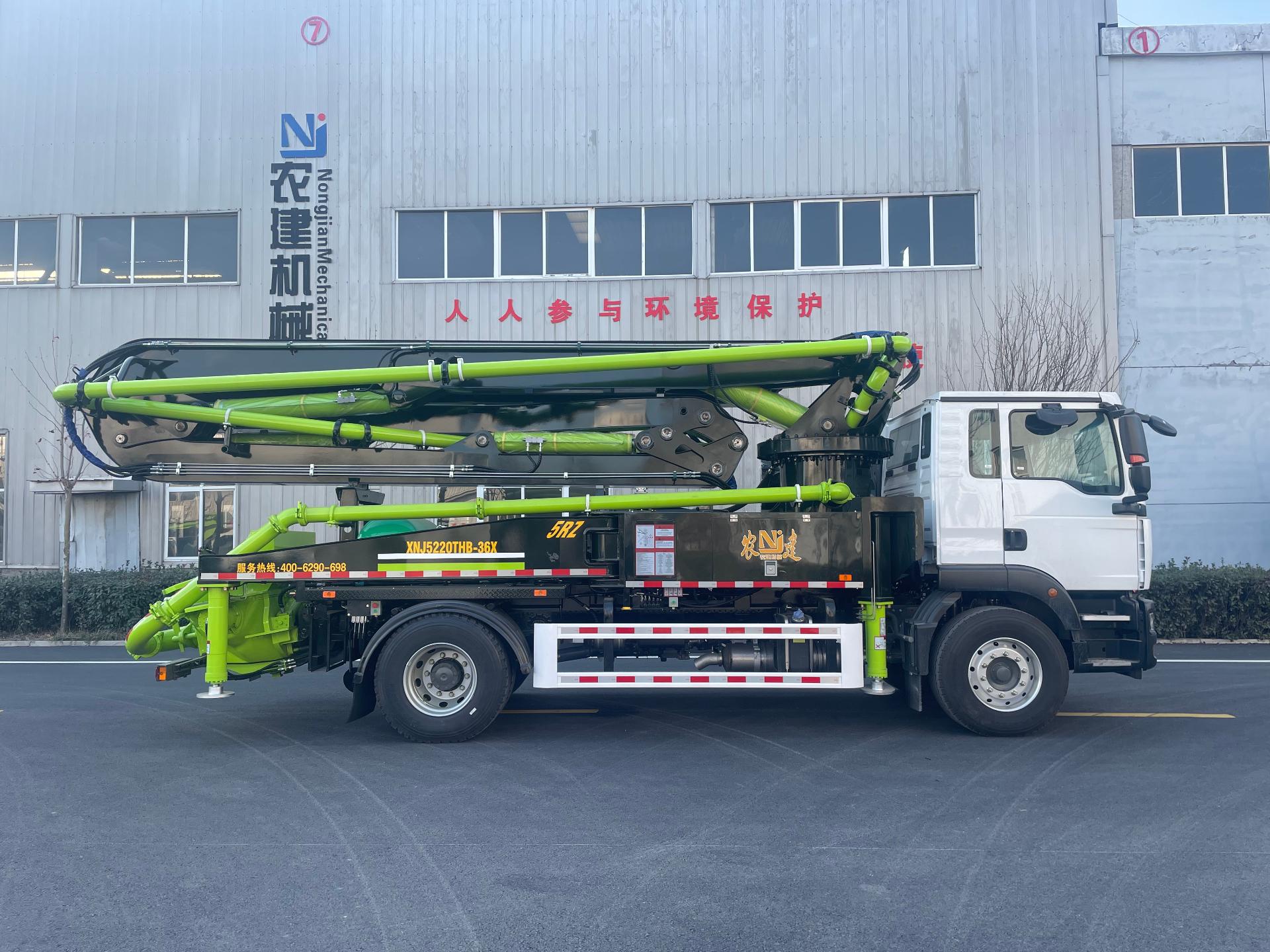 农建机械泵车施工图