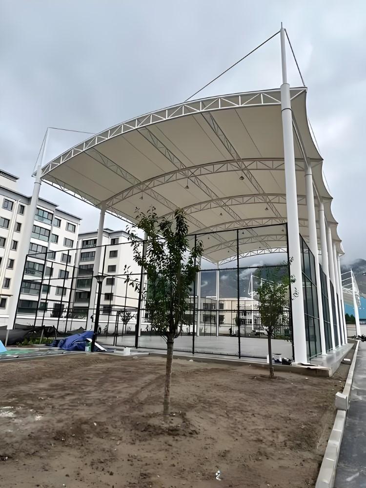 安阳锦旺钢结构膜结构工程示例