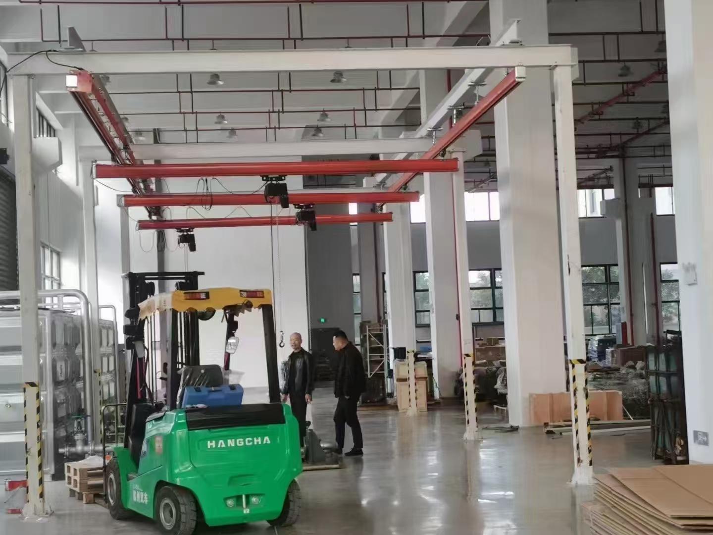 山东泽隆重工KBK轨道加工样品