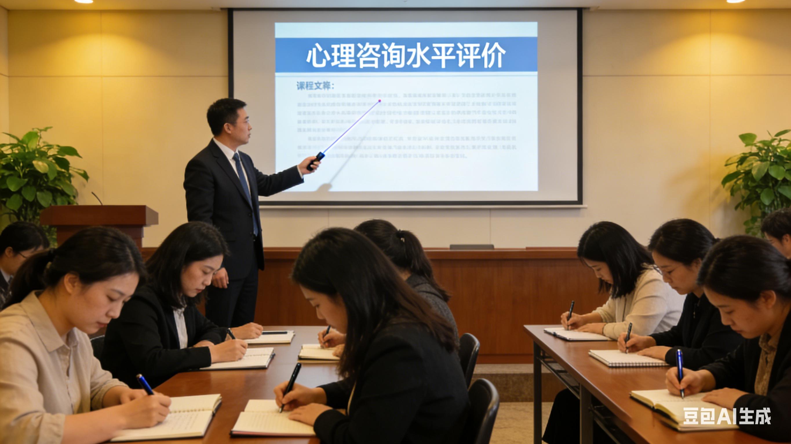 心理咨询师水平评价服务场景图示
