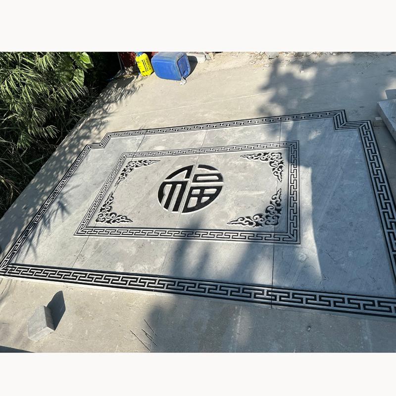 嘉祥县聚欣源石业有限公司青石原料及加工实景