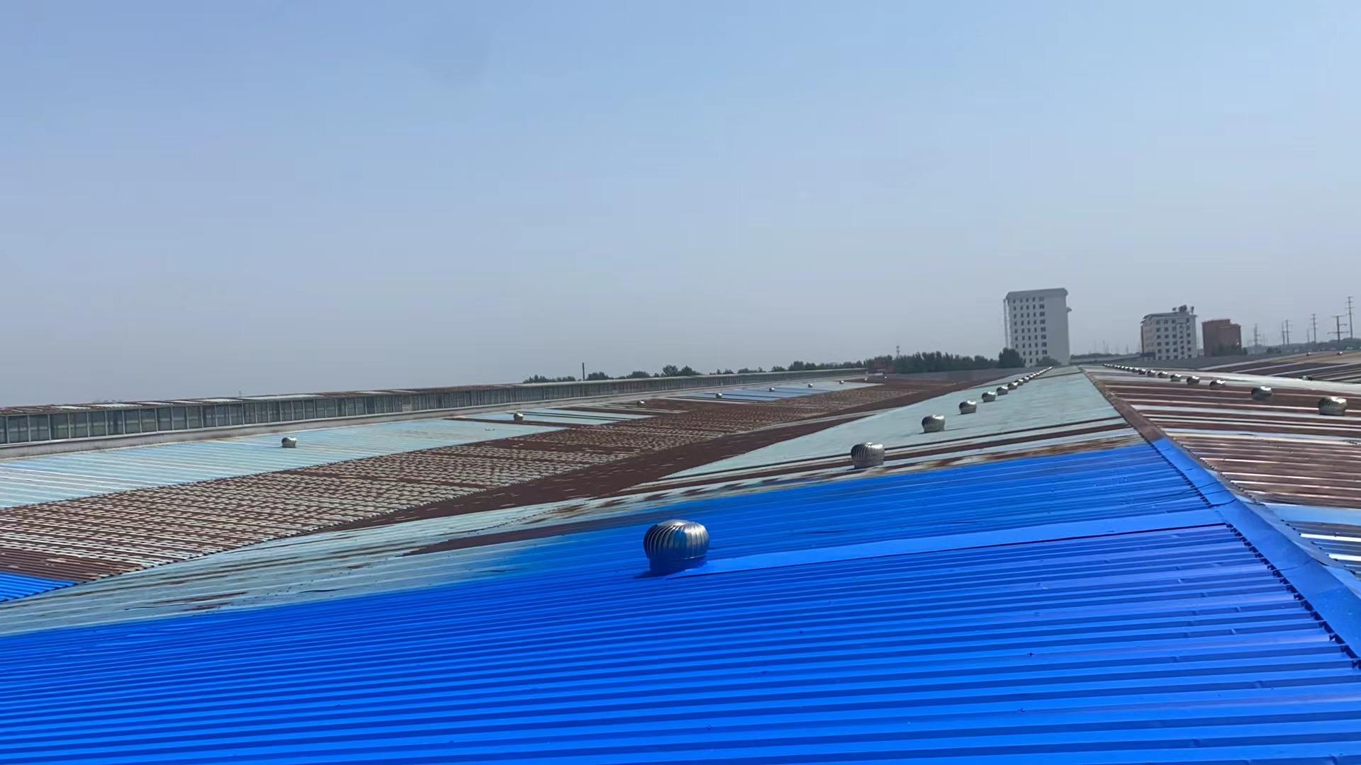 彩钢瓦防水翻新施工过程