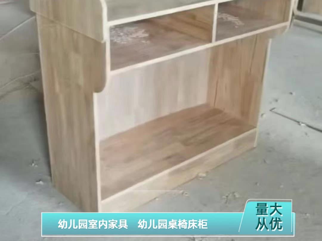 幼儿园实木单人午睡小床实拍图