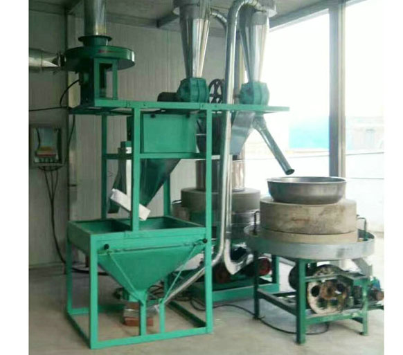 石磨面粉机设备展示