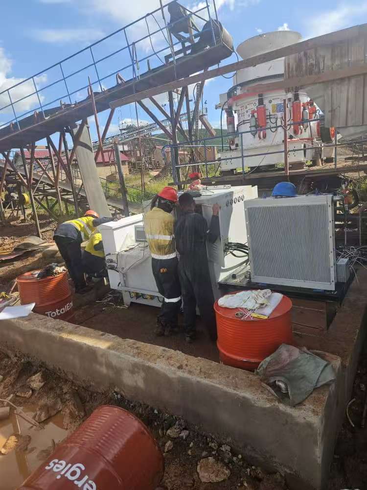 新高耐重工圆锥破碎机生产线